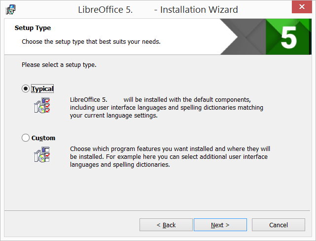 Installatietype | Installatiewizard